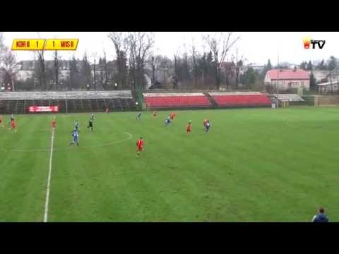 Korona II Kielce - Wisła II Kraków 1:6 - skrót meczu (02.04.2015 r.)