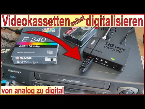 Videokassetten selbst digitalisieren mit HD Video Capture Adapter - VHS & Beta von analog zu digital