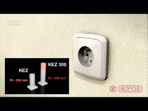 Elektroinstallationsdose in wärmegedämmte Fassaden KEZ m. Geräteeinsatz inkl. Be