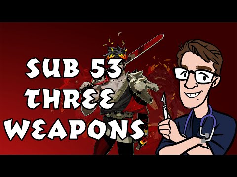 3 weapons of Hades in 52:29 - Speedrun