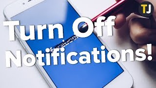 How to Turn Notifications OFF in Facebook Messenger!