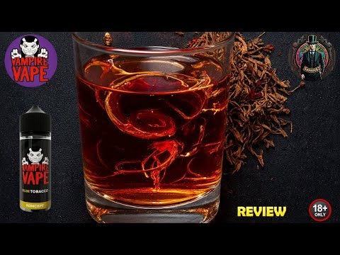 VAMPIRE VAPE RUM TOBACCO "KONCEPT" E-LIQUID REVIEW 🔞 #vampirevape #eliquidreview