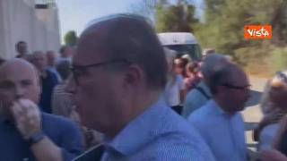 Camera ardente Fabio Mussi aperta a Piombino, presenti Fratoianni, D'Alema, Fassino, Petruccioli