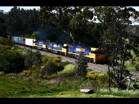 Pacific National Freight Train 4MP5 NR112 NR53 NR84 Yantaringa, S Australia 16/10/2025
