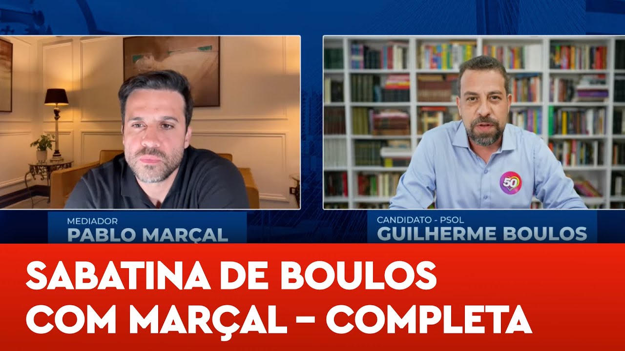 Sabatina de Boulos com Pablo Marçal - AO VIVO