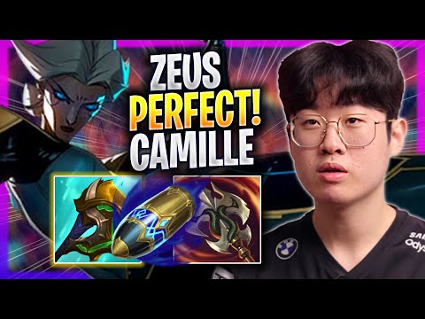 ZEUS PERFECT GAME WITH CAMILLE! - T1 Zeus Plays Camille TOP vs Ornn! | Season 2023