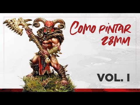 ⚠️ How to paint a 28MM: Untamed Beast WARHAMMER - VOL I - SPANISH