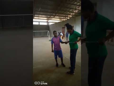 Entraînement du badminton