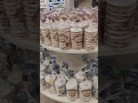 Spanish sweets are not too sweet, but they’re tasty. Shops on Al Ramla Street,Barcelona