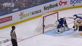 Bruins' CLOSE call in OT is deemed NO GOAL