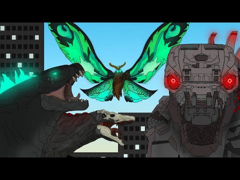Godzilla vs Mecha Godzilla | gojiramania | stick nodes | Godzilla, Mecha Godzilla,alpha skullcrawler