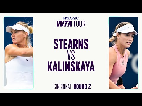 Anna Kalinskaya vs. Peyton Stearns | 2025 Cincinnati Round 2 | WTA Match Highlights