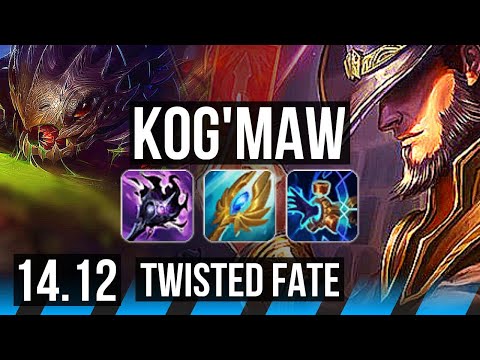 KOG'MAW vs TWISTED FATE (MID) | Godlike | EUNE Diamond | 14.12