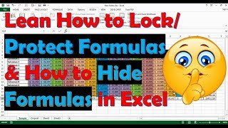 How to Lock Cells with Formulas in Excel | How To Hide Formulas in Excel