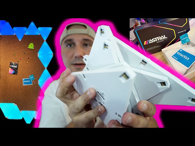 Vídeo relacionado con Phoenix - Astral Kit de Iluminación Modular RGB con Paneles Triangulares de Pared