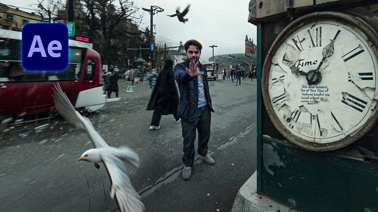 How to create the Control Time Effect in After Effects