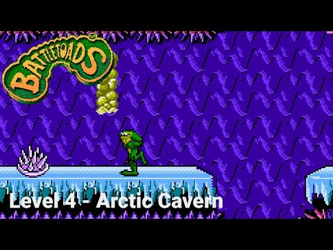 Battletoads - Level 4 - Arctic Cavern (NES) ◀1440P/60▶