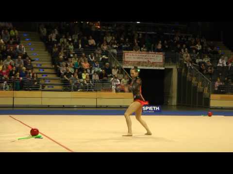 Berlin Masters 2015: Mehrkampf Keulen - Katsiaryna Halkina (BLR)