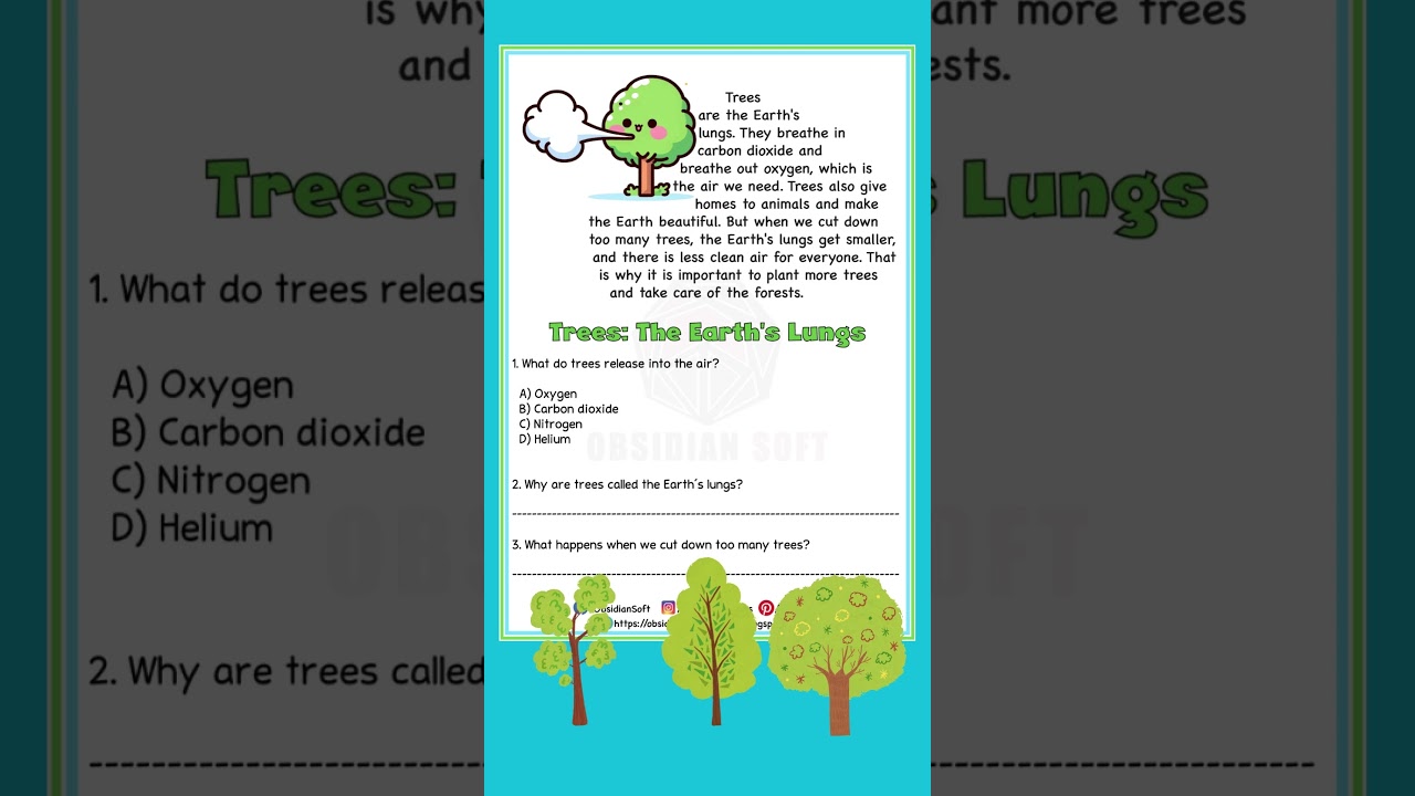 Climate Change for Kids | Earth Month | Reading Comprehension Worksheets #earthmonth