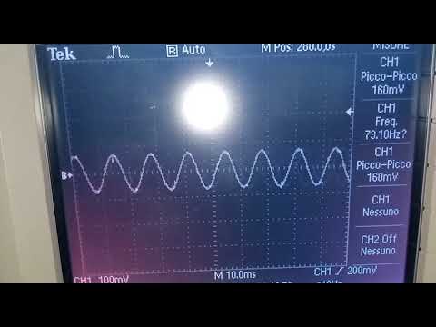 flitro rc passa basso con 220 microfarad