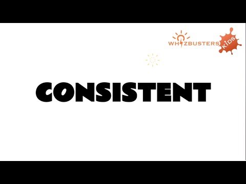 CONSISTENT (adjective) meaning with examples in sentences