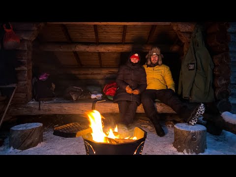 Talvivaellus Urho Kekkosen kansallispuistossa tammikuussa 2023