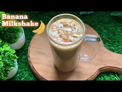 How To Make Banana Milkshake | Easy Milkshake Recipe |