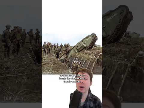 How did Germans stop British tanks in WW1?