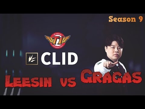 T1 Clid Stream - Clid Leesin vs Gragas Jungle - LoL Season 9 KR Ranked | League of Legends Replays