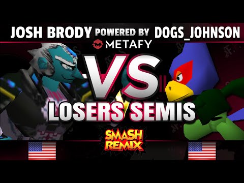 FPS4 Online - ATK | Josh Brody (Ganon) vs. Dogs_Johnson (Falco/Falcon) - Smash Remix Losers Semis