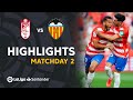 Highlights Granada CF vs Valencia CF (1-1)