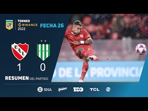 #TorneoBinance | Fecha 26 | resumen de Independiente - Banfield