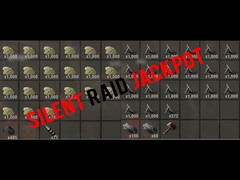 JACKPOT SILENT RAID ON OFFICIAL | w/uNiquii and SkulOver| Rust raid #11