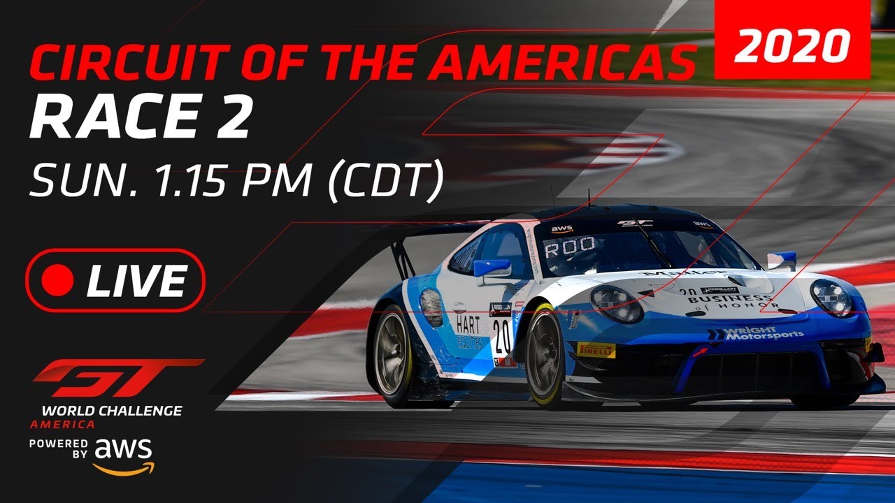 GTWC America Race 2 @ COTA 2 2020