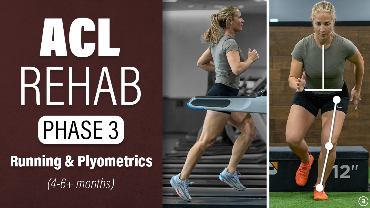 ACL Rehab: Phase 3 | 4 To 6+ Months (Jumping & Landing Exercises | Plyometrics | Running)