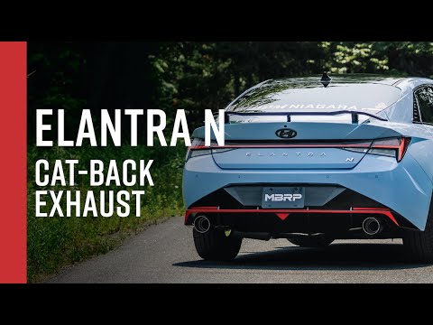 2022+ Hyundai Elantra N // MBRP 3\" Cat-Back, Dual Rear Exit Exhaust