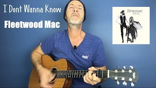 Fleetwood Mac - I don&#39;t wanna know - Guitar lesson by Joe Murphy
