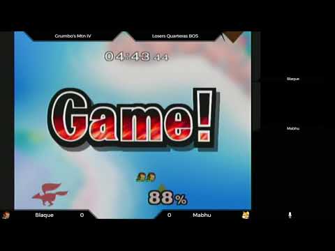 Grumbo's Mtn IV - Losers Qtrs - Blake vs Machu