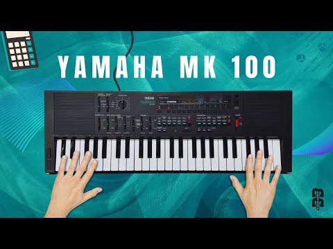 Immagine Yamaha PortaSound MK-100 (Vintage Synthesizer Keyboard - Tested & Working!) - 11