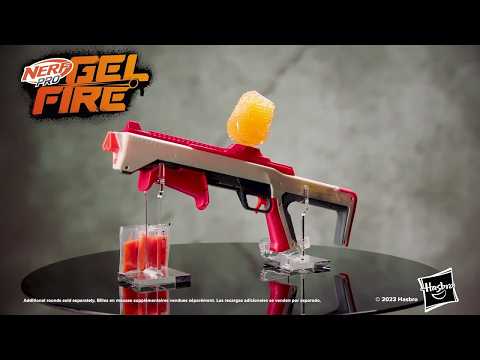 Nerf Pro Gelfire Raid Blaster, Fire 5 Rounds At Once, 10,000 Gelfire Rounds, 800 Round Hopper, Eyewear thumbnail