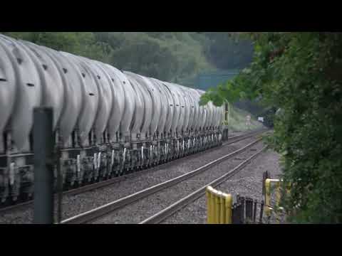 Howling class 70 powers up the track
