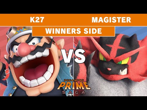 2GG: Prime Saga - 1AM | K27 (Wario) vs Magister (Incineroar) Winners Side - Smash Ultimate