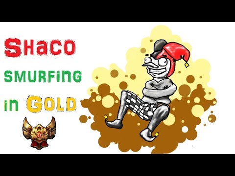 Shaco smurfing in Gold [League of Legends] Full Gameplay - Infernal Shaco