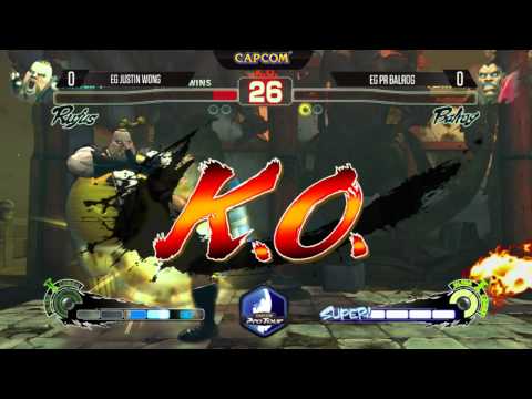 SSF4AE2012 EG JUSTIN WONG VS EG PR BALROG - Final Round XVII Day 2 Top 16 HD
