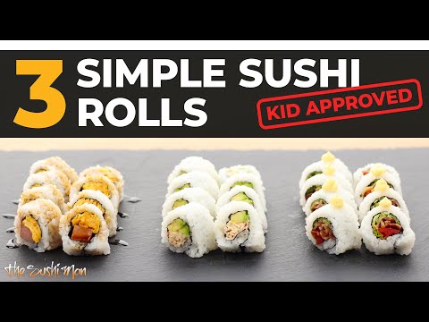 SIMPLE SUSHI to Make at Home (All Cooked) with The Sushi Man