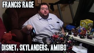RAGE! Francis IS ADDICTED to Amiibo, Skylanders & Disney infinity