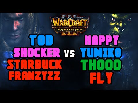 Taking on some beasts in a 4vs4 showmatch! ToD Shocker Starbuck Franzyzz vs Happy Yumiko TH000 Fly