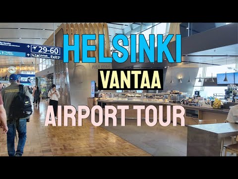 Dentro do aeroporto de Helsinque Vantaa - tour geral - 4K - 2023 #vantaa #helsinki