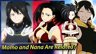 Momo Yaoyorozu is SECRETLY Nana&#39;s Granddaughter &amp; Midoriya Second QUIRK - My Hero Academia Theories