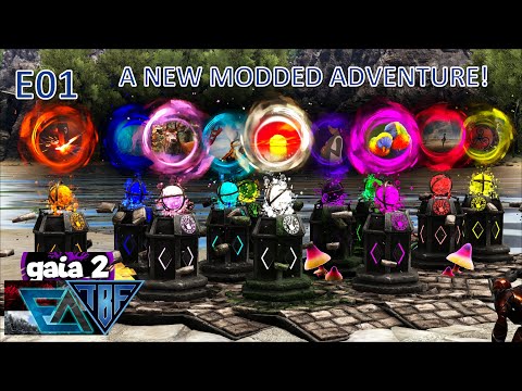 Starting a new adventure! E01 Ebenus Astrum + Gaia 2 - Ark Survival Evolved Modded - New Season